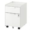 OF-045 | WHITE ROLLING FILING CABINET
