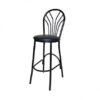 BS-022 | FANBACK BARSTOOL BLACK