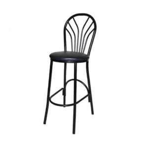 BS-022 | FANBACK BARSTOOL BLACK
