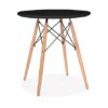 CRU-046 | EIFFEL ROUND CRUISER BLACK TOP WOOD LEGS