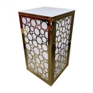 CRU-070 | GEO BUBBLE GOLD FRAME CRUISER WHITE PLEXI