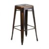 BS-064 | INDUSTRIAL BAR STOOL VINTAGE COPPER