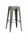 BS-065 | INDUSTRIAL BAR STOOL GALVANIZED SILVER