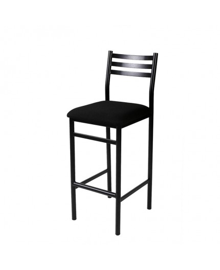 BS-016 | LADDER BACK BARSTOOL BLACK
