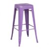 BS-062 | INDUSTRIAL BAR STOOL SANDED PURPLE