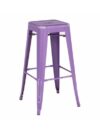 BS-062 | INDUSTRIAL BAR STOOL SANDED PURPLE
