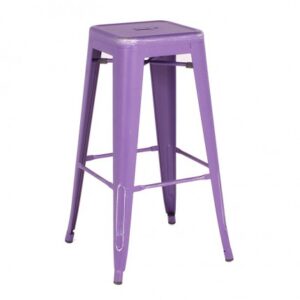 BS-062 | INDUSTRIAL BAR STOOL SANDED PURPLE