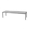 CT-040 | 6FT RECTANGULAR CHROME FRAME COFFEE TABLE WITH PLEXI TOP