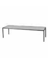 CT-040 | 6FT RECTANGULAR CHROME FRAME COFFEE TABLE WITH PLEXI TOP