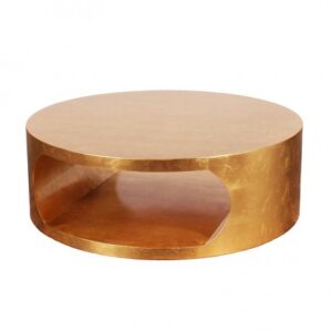CT-049 | LARGE WYNN ROUND COFFEE TABLE GOLD
