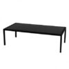 CT-053 | RECTANGULAR BLACK FRAME COFFEE TABLE WITH PLEXI TOP