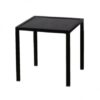 ET-043 | BLACK FRAME END TABLE WITH BLACK PLEXI TOP