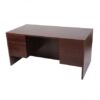 OF-001 | MAHOGANY DOUBLE PEDESTAL DESK