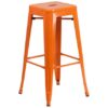 BS-080 | INDUSTRIAL BARSTOOL ORANGE