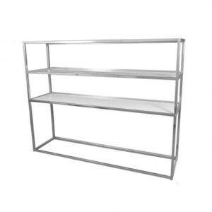 BAR-006 | 6' BAR BACK CHROME FRAME WITH PLEXI