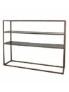 BAR-023 | 6' 5" BAR BACK BROWN FRAME WITH PLEXI