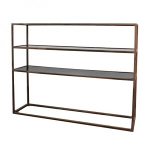 BAR-023 | 6' 5" BAR BACK BROWN FRAME WITH PLEXI