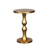 ET-CASUAL-018 | KING TUT ROUND END TABLE GOLD