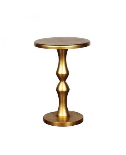 ET-CASUAL-018 | KING TUT ROUND END TABLE GOLD