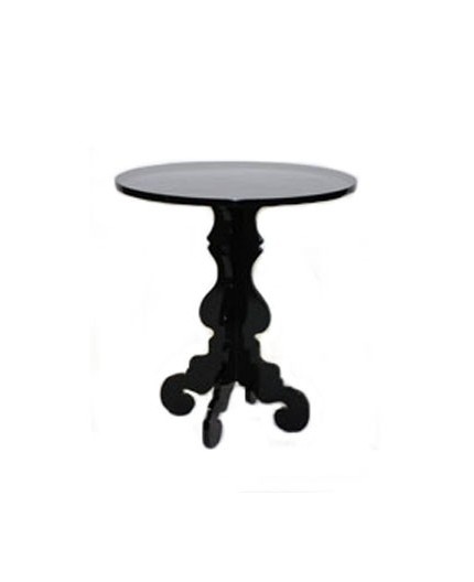 ET-CASUAL-026 | PARISIAN ROUND END TABLE BLACK
