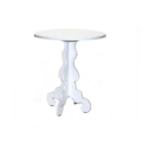 ET-CASUAL-027 | PARISIAN ROUND END TABLE WHITE