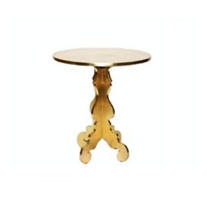 ET-CASUAL-028 | PARISIAN ROUND END TABLE GOLD