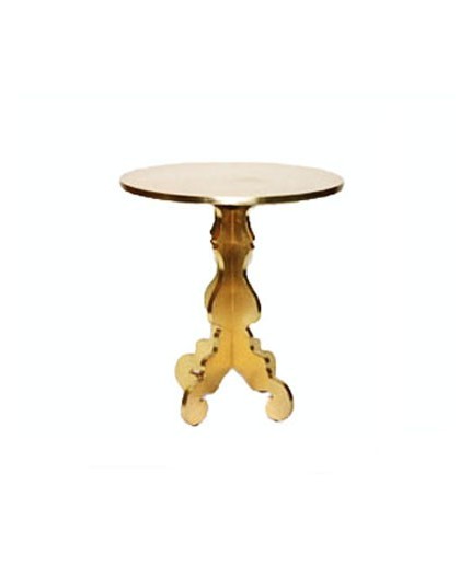 ET-CASUAL-028 | PARISIAN ROUND END TABLE GOLD