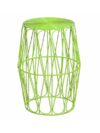 ET-CASUAL-063 | LIME GREEN WIRE ROUND ACCENT TABLE