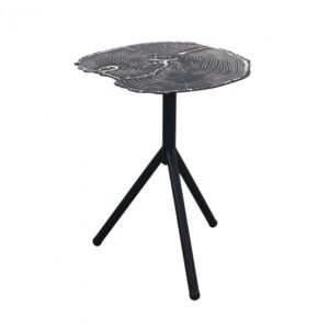 ET-CASUAL-081 | HONEYCOMB BLACK METAL ACCENT TABLE