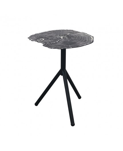 ET-CASUAL-081 | HONEYCOMB BLACK METAL ACCENT TABLE