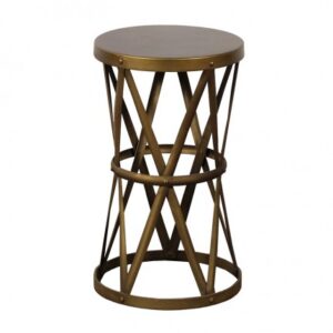 ET-RW-013 | DUBLIN SIDE TABLE BRASS