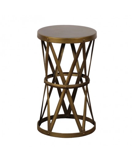 ET-RW-013 | DUBLIN SIDE TABLE BRASS