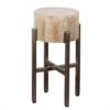 ET-RW-016 | TORONTO COUNTER STOOL/SIDE TABLE WHITE