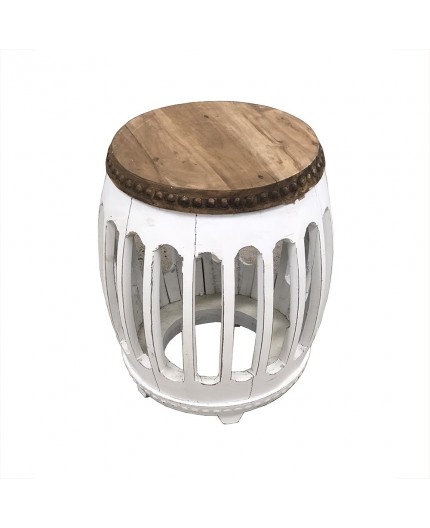 ET-RW-042 | MOROCCAN SIDE TABLE WHITE