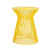 ET-CASUAL-062 | YELLOW WIRE ROUND ACCENT TABLE