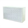 BAR-047 | 6FT GEO BUBBLE BAR WHITE FRAME WHITE PLEXI