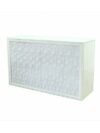 BAR-047 | 6FT GEO BUBBLE BAR WHITE FRAME WHITE PLEXI