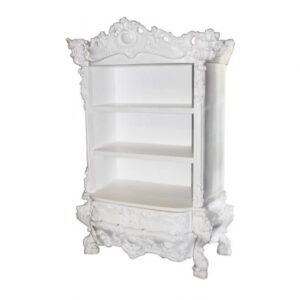 BAR-POLART-011 | POLART WHITE ORNATE ARMOIRE