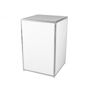 BAR-CU-001 | CORNER UNIT CHROME FRAME WITH PLEXI