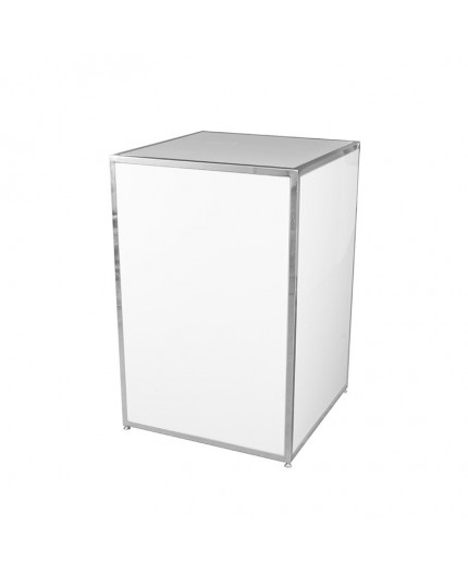 BAR-CU-001 | CORNER UNIT CHROME FRAME WITH PLEXI