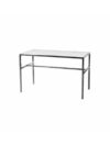 CASUAL-038 | 4FT CHROME FRAME TABLE WITH PLEXI TOP