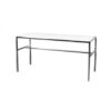 CASUAL-039 | 6FT CHROME FRAME TABLE WITH PLEXI TOP