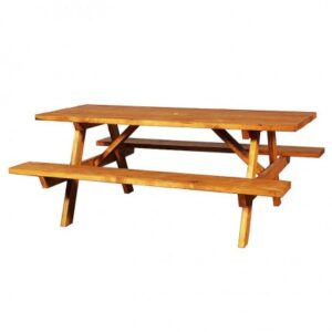 MISC-CASUAL-300 | NATURAL WOOD PICNIC TABLE