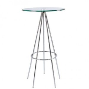 CRU-016 | TRIPOD GLASS TOP CRUISER CHROME BASE