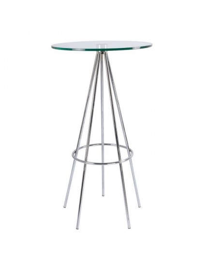 CRU-016 | TRIPOD GLASS TOP CRUISER CHROME BASE