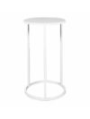 CRU-021 | ROUND WHITE FRAME CRUISER TABLE WITH PLEXI TOP