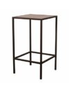 CRU-026 | SQ. BROWN FRAME CRUISER WITH TABLE WITH PLEXI TOP
