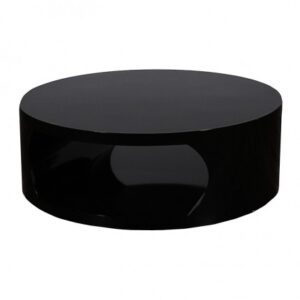 CT-037 | LARGE WYNN ROUND COFFEE TABLE BLACK