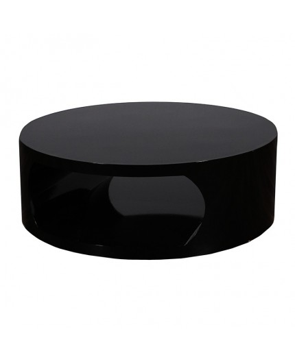 CT-037 | LARGE WYNN ROUND COFFEE TABLE BLACK