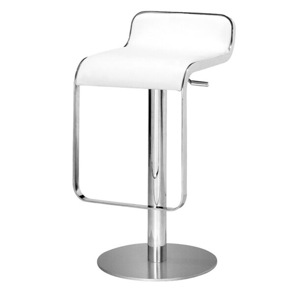 BS-004 | EQUINO HYDRAULIC BARSTOOL WHITE